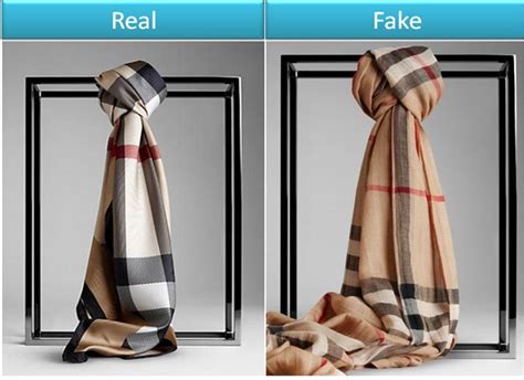 how to spot fake burberry scarf